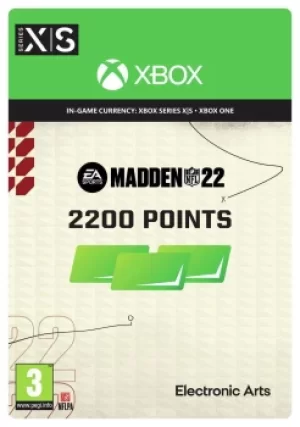 Image of Madden NFL 22 2200 Madden Points Xbox One Series X