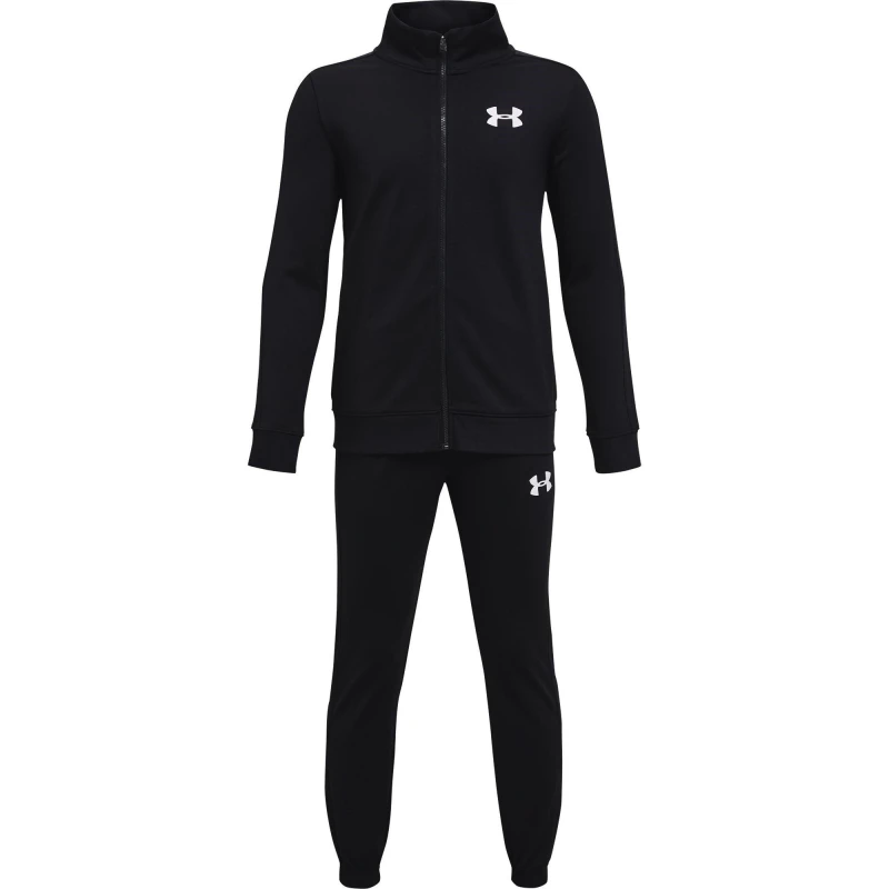 Image of Under Armour Armour UA Rival Knit Tracksuit Boys' - Black 13 - 14 Years