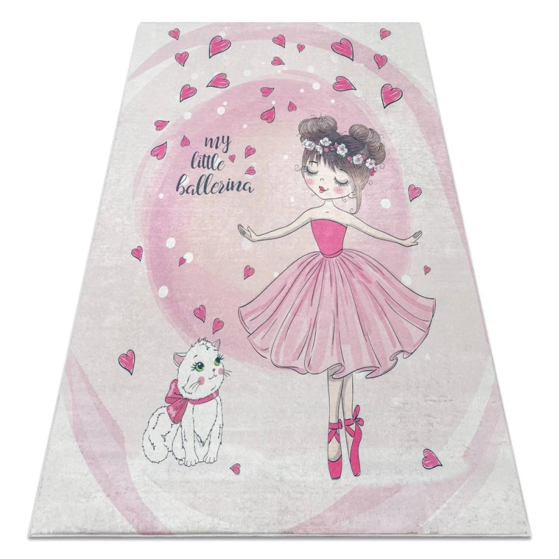Image of RugsX Bambino Rug in Pink Size: 120cm x 170cm Pink Unisex 120cm x 170 cm
