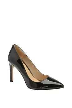 Image of Black 'Edson' Pointed-Toe Court Shoes