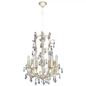 Image of Rialto Multi Arm Chandeliers Beige Gold