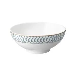 Image of Porcelain Modern Deco Cereal Bowl