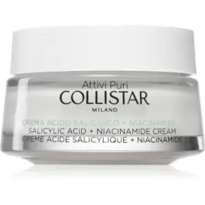 Image of Collistar Attivi Puri Salicylic Acid + Niacinamide soothing cream with salicylic acid 50ml