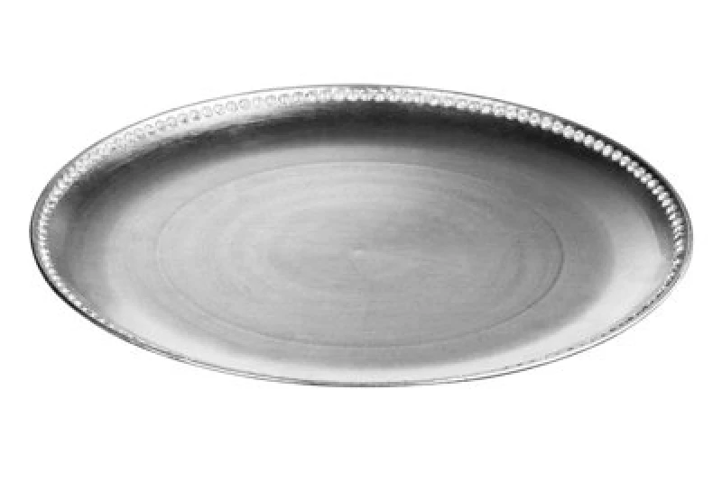 Image of Premier Housewares Radiance Silver Decorative Charger Silver