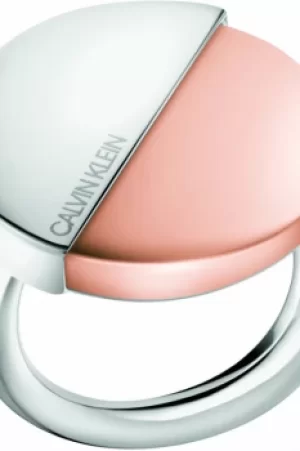 Image of Ladies Calvin Klein Two-Tone Steel and Rose Plate Spicy Ring Size N KJ8RPR200107