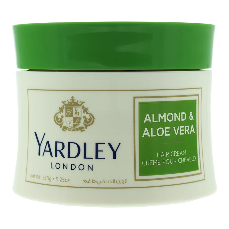 Image of Yardley Almond & Aloe Vera Hair Cream 150g