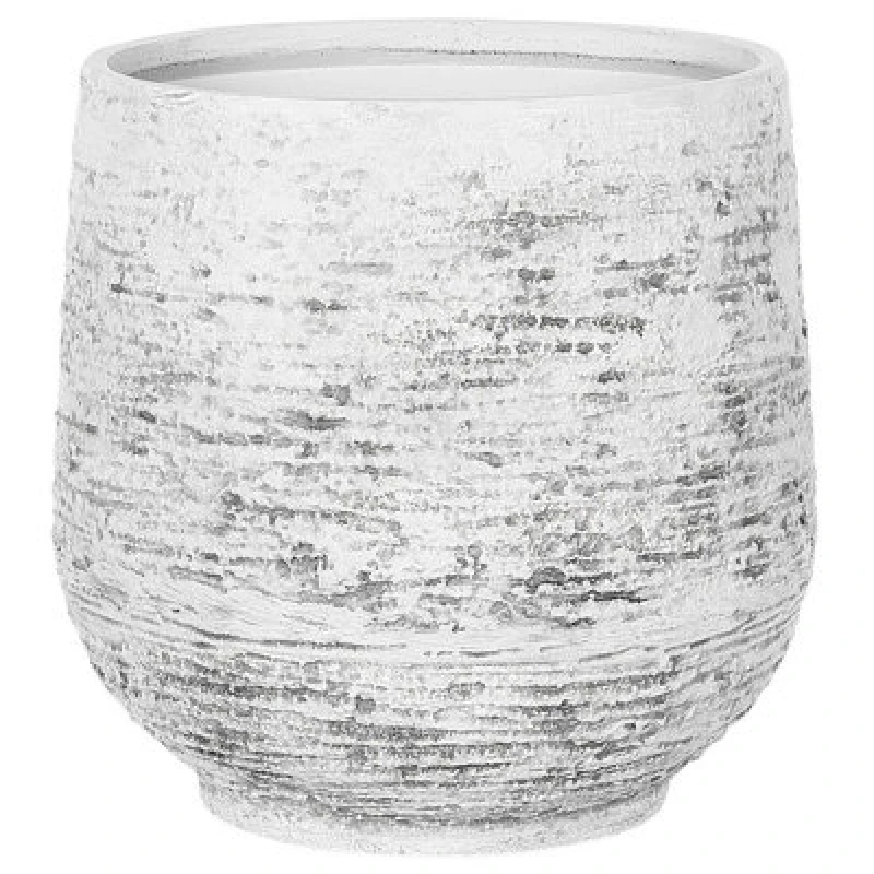 Image of Beliani Plant Pot Dioni 48cm Light Grey