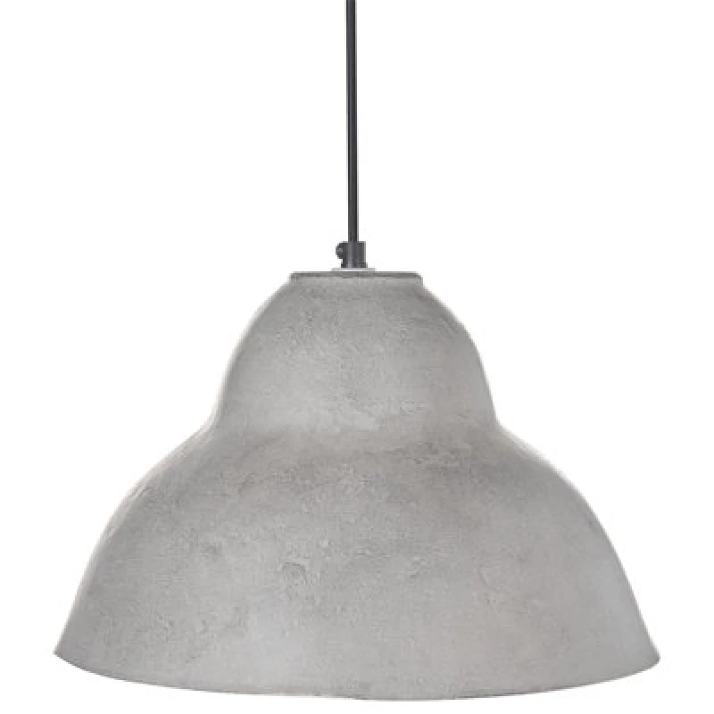 Image of Beliani Pendant Lamp Kabalebo Papier-Mache Grey