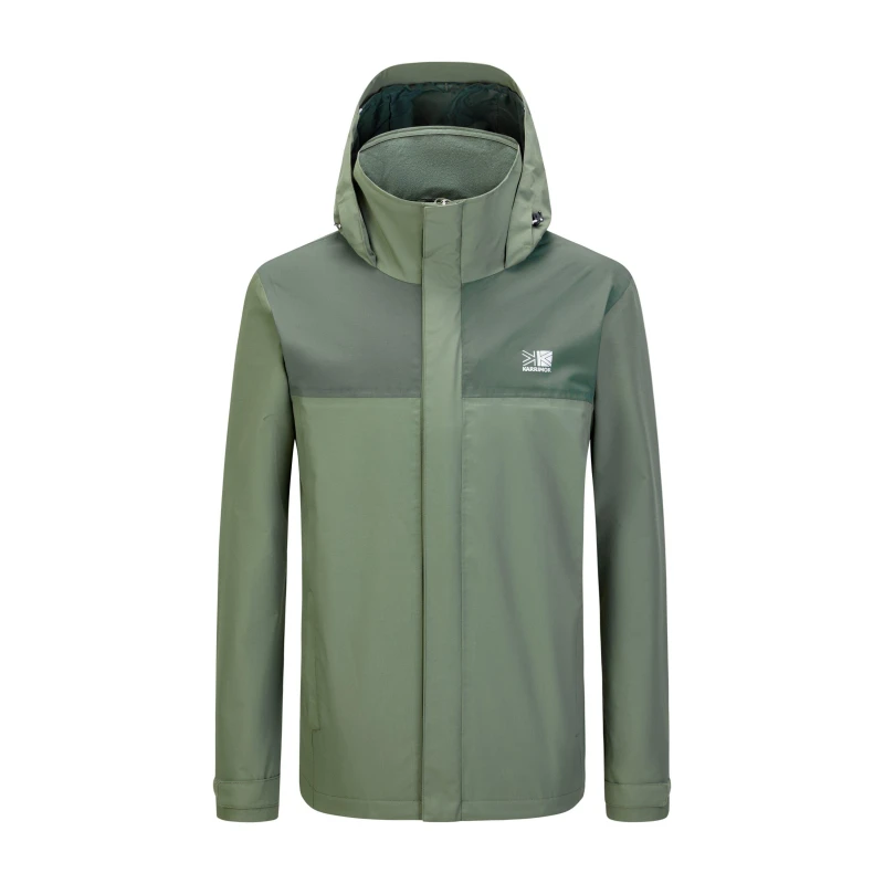 Image of Karrimor Mens Urban WeatherTite 10k Waterproof Long Sleeve Waterproof Jacket Khaki male S