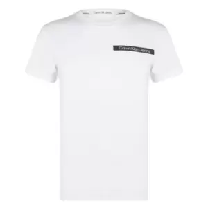 Image of Calvin Klein Jeans Scattered Logo T-Shirt - White
