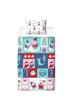 Image of Rotary Snowman Duvet Cover Set