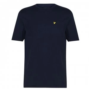 Image of Lyle and Scott Lyle and Scott Relaxed Pocket T Shirt - Dark Navy Z271