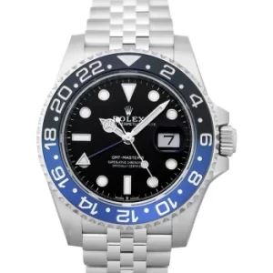 Image of GMT Master II Batman 2019 Steel Automatic Black Dial Mens Watch