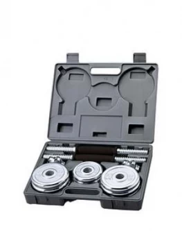 Image of Body Sculpture 20KG Chrome Dumbbell Combination Set