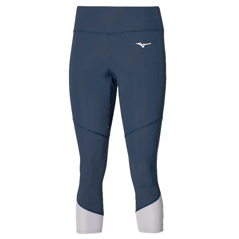 Image of Womens 3/4 leggings Mizuno Core Impulse Bleu Female XS