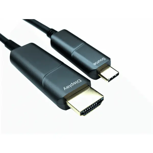 Image of Cables Direct 20m USB-C to HDMI Active Optical Cable
