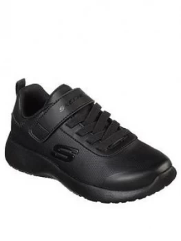 Image of Skechers Dynamight Boys Day School Shoes - Black