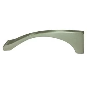 Image of BQ Satin Nickel effect Curved Furniture pull handle Pack of 1