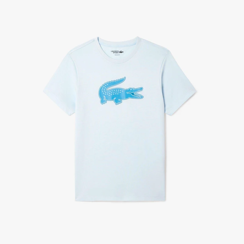 Image of Lacoste Ultra Dry XXL Logo Sport T-Shirt Blue male XS