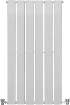 Image of Designer Flat Panel Radiators Gloss White 1600mm x 420mm
