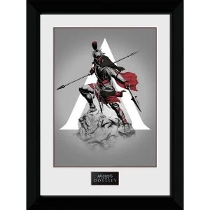 Image of Assassins Creed Odyssey Graphic Framed Collector Print