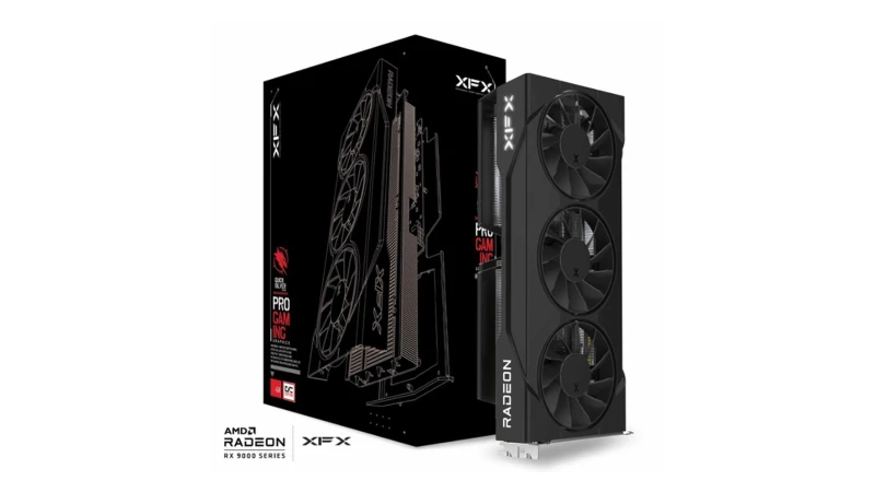 Image of XFX SWIFT AMD Radeon RX 9060XT OC 16GB Triple Fan Gaming Graphics Card - RX-96TS316B7