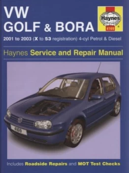 Image of Vw Golf and Bora Service and Repair Manual by A. K Legg and Pete Gill Hardback