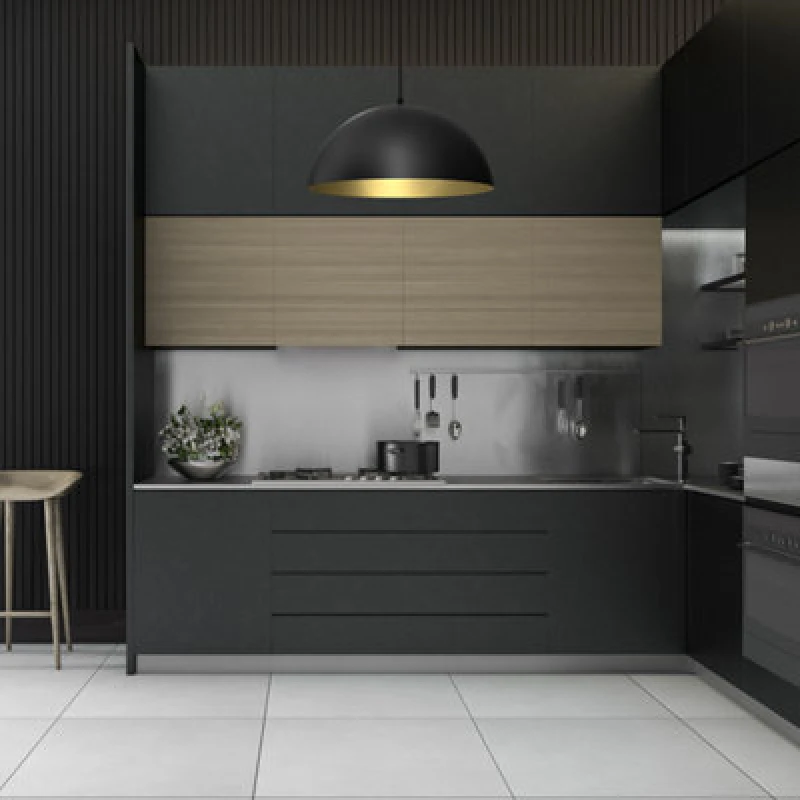 Image of Milagro Beta Hand Made Designer Pendant Lamp 45Cm 1Xe27 In Matt Black With Gold Interior