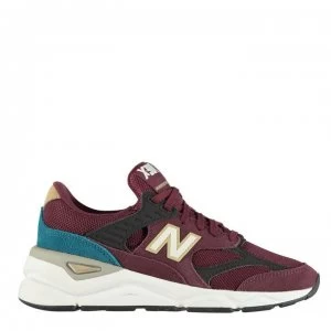Image of New Balance X 90 Trainers - Burgundy/Wht