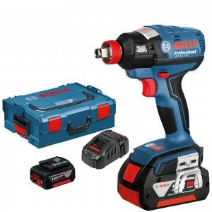 Image of Bosch GDX 18 V-EC 18v Cordless Impact Driver 2 x 5ah Li-ion Charger Case