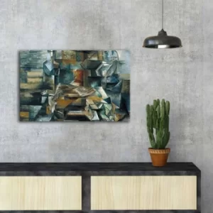 Image of FAMOUSART-105 Multicolor Decorative Canvas Painting