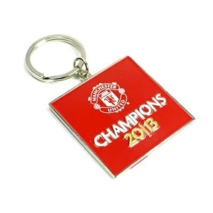 Image of Man UTD Champions 2013 Keyring Collectors Edition