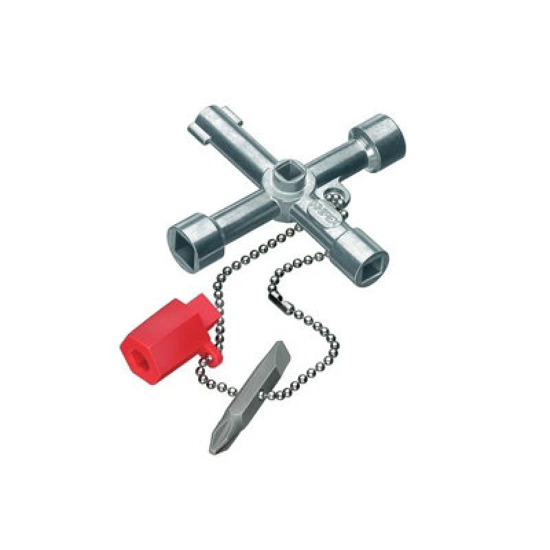 Image of Knipex Standard 7 Way Cabinet Control Key Multi Colour (One Size)