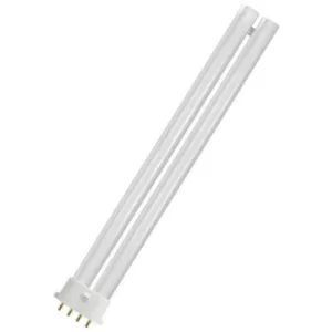 Image of Crompton Lamps CFL PLS-E 11W 2G7 Dimmable Single Turn SE-Type 4000K Cool White Frosted 905lm 4-Pin Energy Saving Push Fit Compact Fluorescent