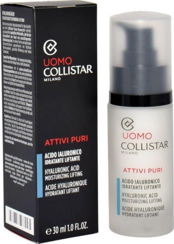 Image of Collistar Uomo Attivi Puri Hyaluronic Acid Moisturizing Lifting 30ml