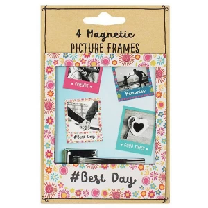 Image of Set of 4 Fiesta Fun Magnetic Picture Frames