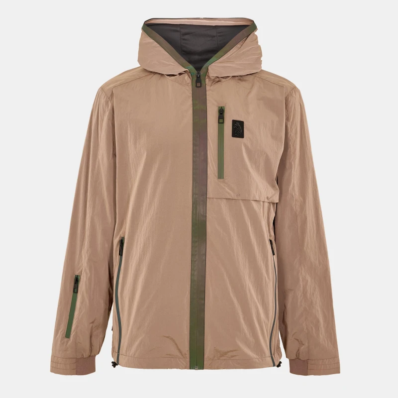 Image of Luke Mens Happy Archive Lightweight Weather-Resistant Hybrid Jacket Pink Champagne male X Small