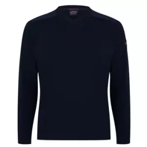 Image of Paul And Shark Marine V Neck Sweater - Blue