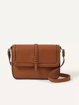 Image of Accessorize Artisan Detail Cross-body Bag, Brown, Women
