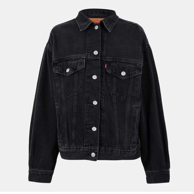 Image of Levis Womens Trucker Be Kind Rewind Denim Jacket Road Less Trvl female 8 (XS)