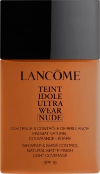 Image of Lancome Teint Idole Ultra Wear Nude Foundation SPF19 40ml 11 - Muscade