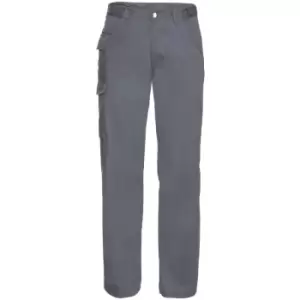 Image of Russell Workwear Mens Polycotton Twill Trouser / Pants (Regular) (42W x Regular) (Convoy Grey) - Convoy Grey