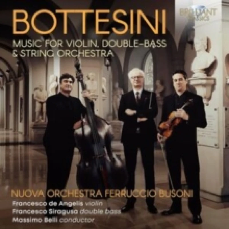 Image of Bottesini: Music for Violin, Double Bass & String Orchestra CD / Album