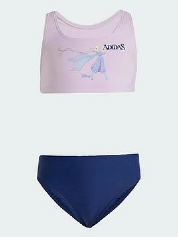 Image of 2 Piece swimsuit for girls adidas Disney Frozen Violet Female 7/8 ans