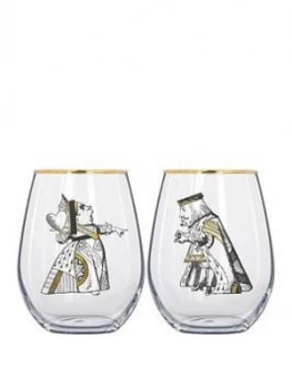Image of V&A Alice In Wonderland Set Of 2 His & Hers Tumblers