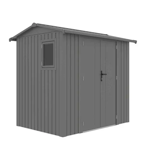 Image of Rowlinson Brentvale 8x6 Premium Apex Metal Shed BV86APX