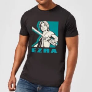 Image of Star Wars Rebels Ezra Mens T-Shirt - Black - S