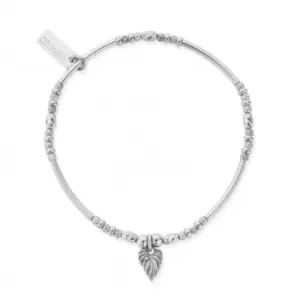 Image of Leaf Heart Sparkle Bracelet SBMNDS3240