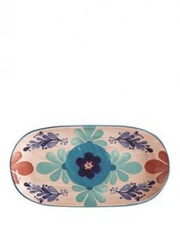 Image of Maxwell & Williams Maxwell & Williams Majolica Medium Peach Oblong Platter