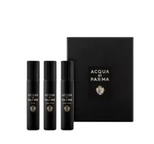 Image of Acqua di Parma Miniatures Gift Set 7ml Oud Eau de Parfum + 7ml Quercia Eau de Parfum + 7ml Sandalo EDP
